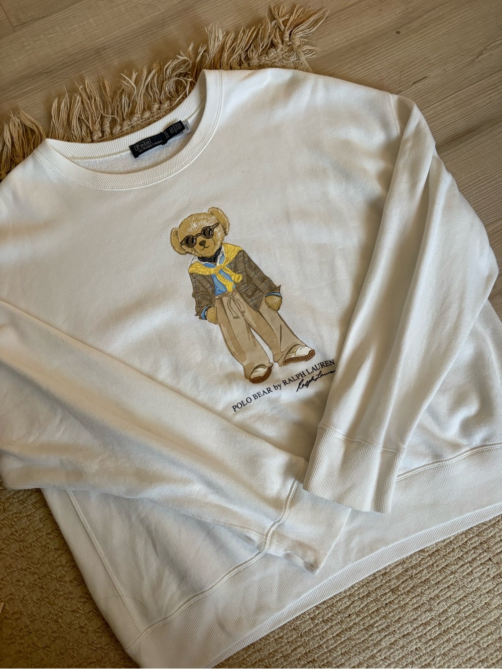 Ralph Lauren Woman’s Polo Bear Crewneck Sweatshirt